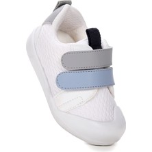 Kiko Kids Textile İlk Adım Cırtlı Erkek Bebek Spor Ayakkabı