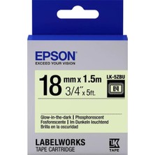 Epson LK-4YBP Pastel Sarı Üzeri Siyah 12mm 9Metre Etiket