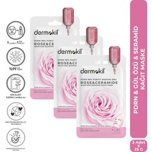Dermokil PDRN & Gül Özü ve Seramid Canlandırıcı Kağıt Yüz Maskesi 25 G x 3 Adet