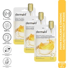 Dermokil Pdrn & Kolajen ve Ginseng  Sıkılaştırıcı Kağıt Yüz Maskesi 25 G x 3 Adet