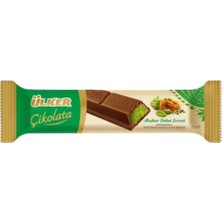 Ülker Dubai Çıtır Kadayıflı, Antep Fıstıklı Dolgulu Sütlü Çikolata (35 GR * 24 Adet)