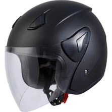 Sway Sw 733 Y Mat Siyah Yarım Kask Xl