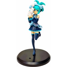 Dek Hatsune Miku Cinnamoroll Figürü 21 cm Pvc Anime Koleksiyon Figürü