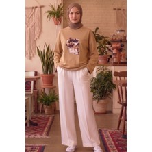 İlkimay.com Baskılı Tunik 1739 - Vizon