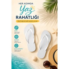 Tokuşka Kadın Flip Flop Parmak Arası Terlik Deniz Plaj Ev Günlük Eva Taban Terlik