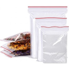 ŞEYLİŞEYLER Şeylişeyler - Kilitli Poşet Torba 21X27 cm (1 Paket - 300 Adet) - Şeffaf Kilitli Ambalaj Torbası