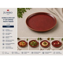 Horeca Efes  Set 17 cm Kırmızı Pasta Tabağı
