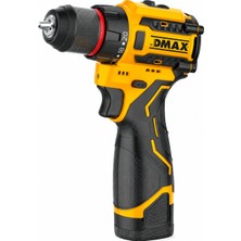 Dmax DMX3001 16V Akülü Matkap Vidalama 60 Nm Fırçasız Motor Çift Akülü Çantalı