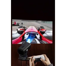 Elif Asya Ceyiz Tekstil Taşınabilir Sinema Oyun Projektörü Akıllı Projeksiyon Android 11