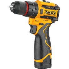 Dmax DMX3002 16V Akülü Darbeli Matkap Vidalama 60 Nm Fırçasız Çift Akülü Çantalı