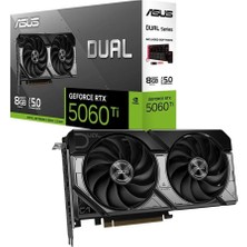 Asus Geforce Rtx 5060 Ti Dual 8g 8gb Gddr7 128 Bit Dlss 4 DUAL-RTX5060TI-8G Ekran Kartı