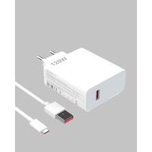 Elif Asya Ceyiz Tekstil 120W Usb-C Şarj Adaptörü Süper Hızlı Şarj Güç Kaynağı Seti