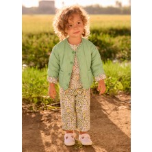 Mayoral Kız Bebek Çiçekli Pantolon Mavi 1509