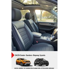 Gm Design Speed Serisi Pike Kumaş Oto Koltuk Kılıfı - (Dacia Sandero-Stepway-Duster Uyumlu)