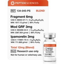 Peptide Sciences Fragment, Modified Grf, Ipamorelin 12MG (Blend)