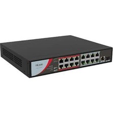 Hilook NS-0318P-130(B) 16 Port 10-100 Poe Switch 1X1000 Mbps RJ45 Port, 1X1000 Mbps Sfp
