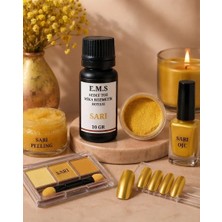 E.M.S Sedef Toz Mika Kozmetik Boyası 10 gr Sarı -oje/ruj/peeling/maskara/krem/göz Farı/tırnak/mum Boyası.