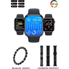 Teknoparkx Amoled Ekranlı Akıllı Saat, Nabız ve Uyku Takibi, Gps ve Sesli Görüşme Özellikli, Siyah Renk