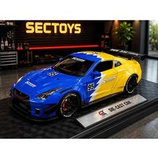 Scntoys Nissan Gtr R35 Diecast Model Araba 1:24 Ölçek Açılan Kapılar Standlı Nissan Skyline Gtr R35 Model Araba Gtr