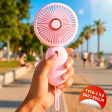 Mini Taşınabilir Fan Type-C Şarjlı El Vantilatörü Fn-65