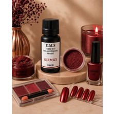 E.M.S Sedef Toz Mika Kozmetik Boyası 10 gr Kırmızı-oje/ruj/peeling/maskara/krem/göz Farı/tırnak/mum Boyası.