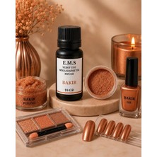 E.M.S Sedef Toz Mika Kozmetik Boyası 10 gr Bakır-oje/ruj/peeling/maskara/krem/göz Farı/tırnak/MUM BOYASI.