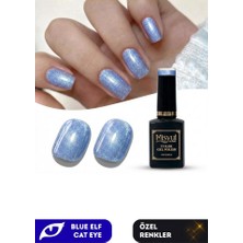 Misyul Uv LED Kalıcı Oje Nail Art 15 ml Blue Elf Cat Eye EC08