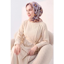 Silk Home Soft Eşarp Fleur Taba
