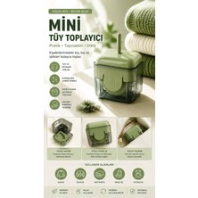Dory Yıkanabilir Mini Tüy Toplama Rulosu | Dahili Hazneli Evcil Hayvan Kıl, Tüy ve Toz Temizleyici Yeşil