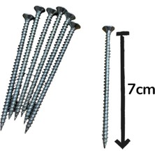 Veka 4X70 mm Sivri Uçlu Tam Diş Sunta Vidası 200 Adet
