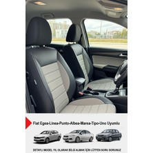 Gm Design Speed Serisi Pike Kumaş Oto Koltuk Kılıfı - (Fiat Egea-Linea-Punto-Albea-Tipo-Uno Uyumlu)