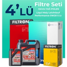 Filtron  Ford Kuga 1.5 Benzin Filtre Bakım Seti Liqui Moly Motor Yağlı (2019-2023) 4 Lü