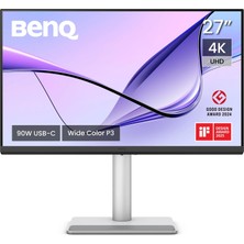 Benq 27" IPS MA270U 5ms 60HZ Hdmı-Dp Typec Nano Mat MacBook Monitörü 3840X2160