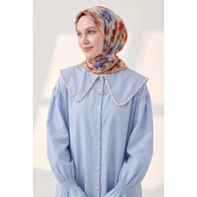 Silk Home Soft Eşarp Fleur Turuncu