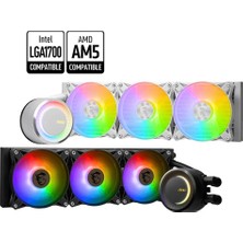 MSI Msı Mag 360MM Corelıquıd E360 Argb AM5-1851P Sıvı Soğutmalı Işlemci Fanı