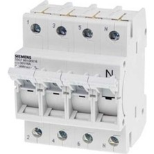 Siemens 5SG7661 0KK16 16A N Mınızed Sigortalar 230 400 V Ac D01 Boy Için 3 N Fazlı 4te Genişliğinde