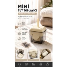 Dory Yıkanabilir Mini Tüy Toplama Rulosu | Dahili Hazneli Evcil Hayvan Kıl, Tüy ve Toz Temizleyici Sarı