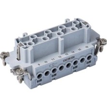 TP Elektrik Tp Electric 24-1016-200-01 10X16A Priz Çekirdek Vidalı Bağlantı 1 10 IP65