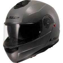 Ls2 Strobe 2 Çene Açılır Kask Nardo Gri M