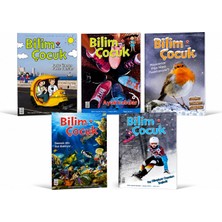 Tübitak Bilim Çocuk Dergisi 5'li Set | Çocuk Bilim Dergileri Koleksiyonu | Eğitici ve Öğretici Dergi Lotu | Okul Öncesi ve Ilkokul Seviyesi