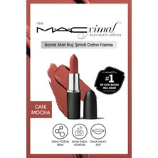 MACximal Silky Matte Lipstick Nemlendirme Etkili Yoğun Renk Sağlayan Ruj - Cafe Mocha