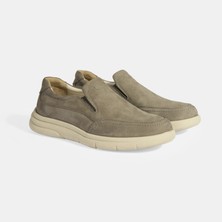 Aero Comfort Erkek Gri Slip-On Nubuk Deri DesaComfort Günlük Ayakkabı
