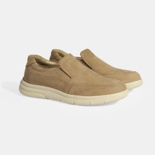 Aero Comfort Erkek Vizon Slip-On Nubuk Deri DesaComfort Günlük Ayakkabı