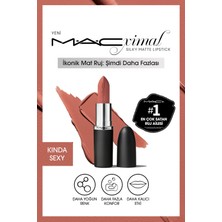 Mac M·a·cxımal Silky Matte Lipstick Nemlendirme Etkili Yoğun Renk Sağlayan Ruj - Kinda Sexy