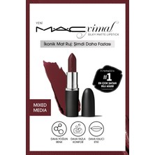 Mac M·a·cxımal Silky Matte Lipstick Nemlendirme Etkili Yoğun Renk Sağlayan Ruj - Mixed Media