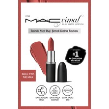 MACximal Silky Matte Lipstick Nemlendirme Etkili Yoğun Renk Sağlayan Ruj - Mull It To The Max