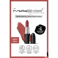MACximal Silky Matte Lipstick Nemlendirme Etkili Yoğun Renk Sağlayan Ruj - Sweet Deal