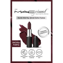 MACximal Silky Matte Lipstick Nemlendirme Etkili Ruj - Smoked Purple