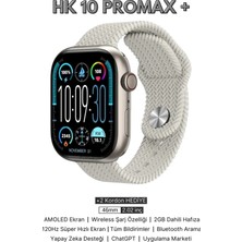 Hace Bazaar Akıllı Saat | 2.02" Amoled Ekran | Gps ve Nabız Sensörü | Uyku Takibi | Suya Dayanıklı Gri Mo