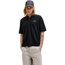 Jack & Jones Jack&jones 12288877 Yakali Erkek Tshirt - Siyah